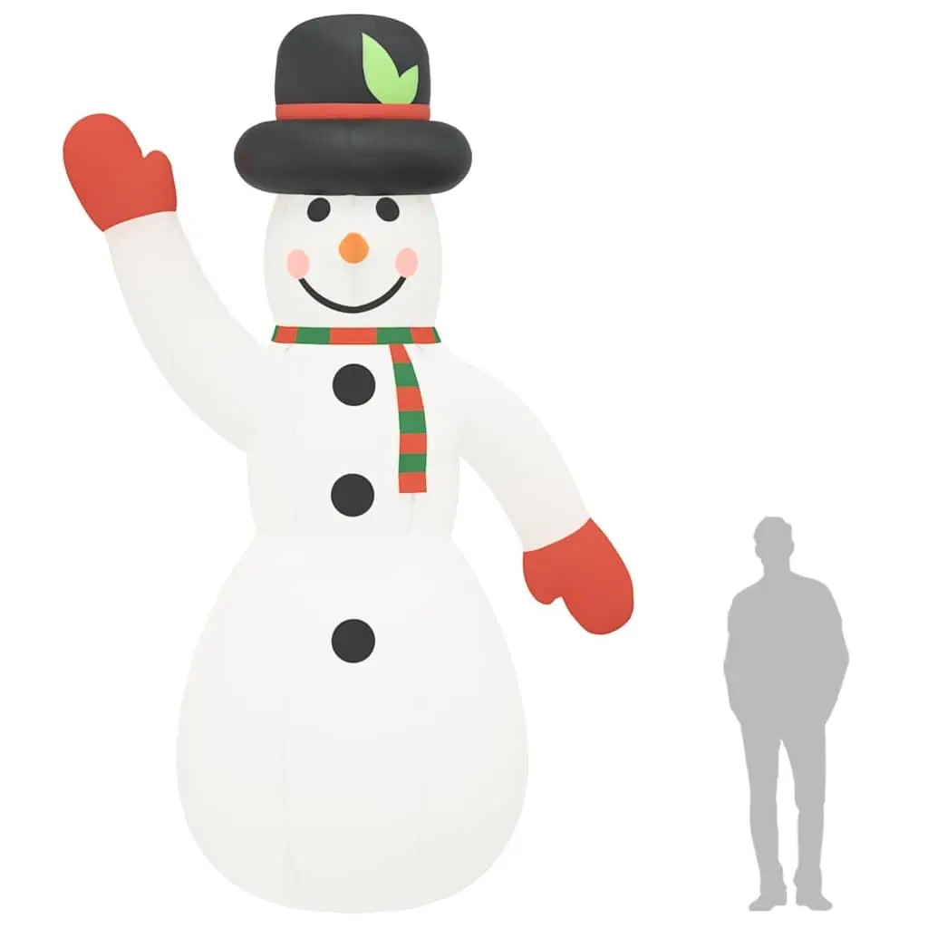 Inflatable Snowman Decoration for Outdoor Use 455cm