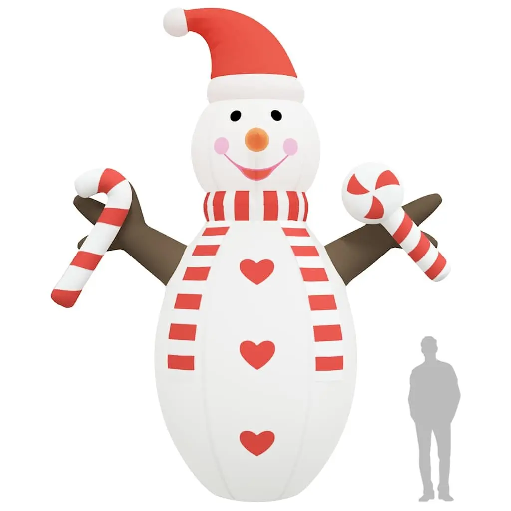 Inflatable Snowman Decoration Outdoor Garden 630cm