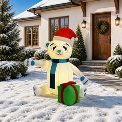 Specifications of the Christmas Inflatable Teddy Bear 240cm