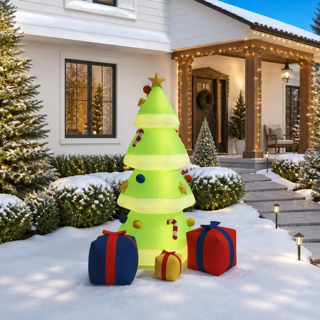240cm Inflatable Christmas Tree with LEDs