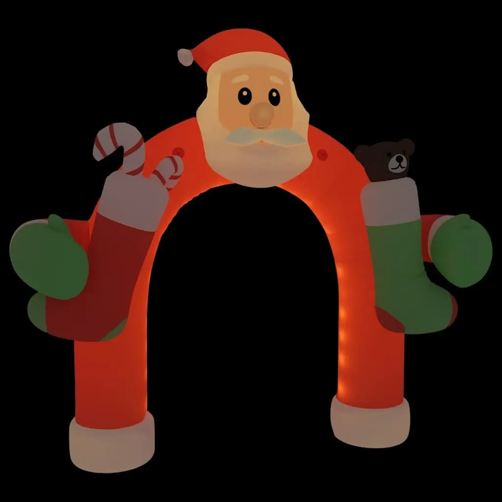 Christmas Inflatable Arch Gate 320cm LED Lights Outdoor Holiday Yard Decoration