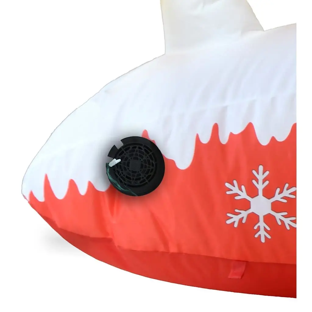 Inflatable Santa Reindeer Yard Decoration Holiday Use 145cm