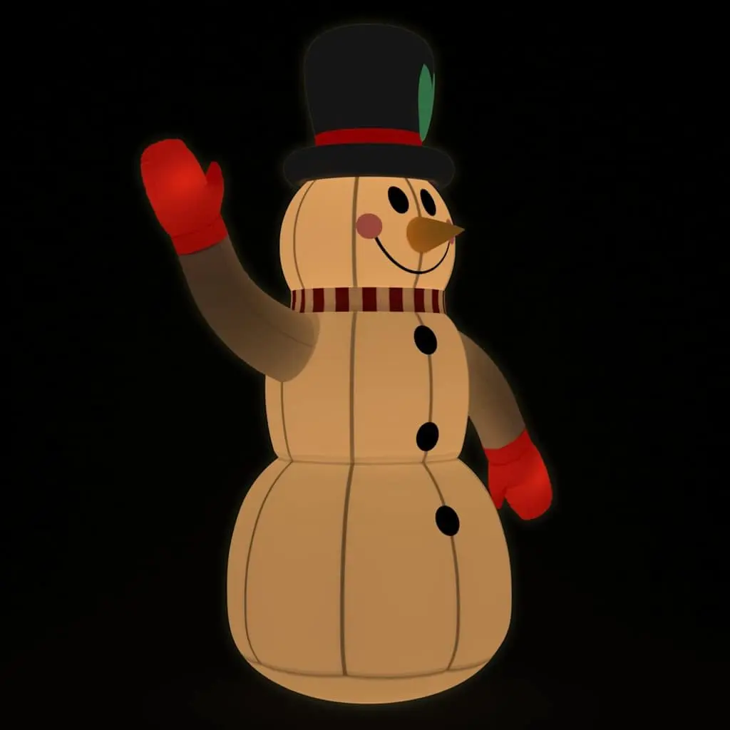 Inflatable Snowman Decoration for Yard 240cm with LED Lights