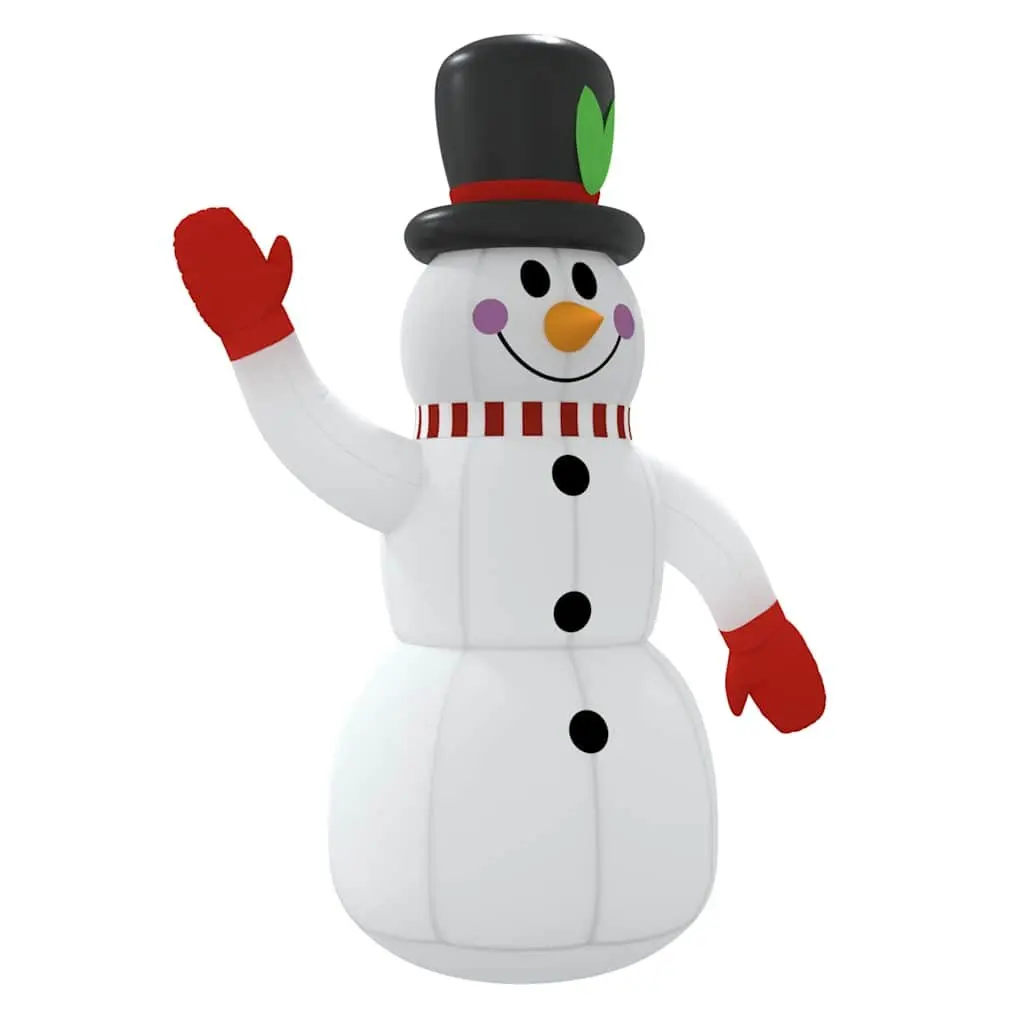 Inflatable Snowman Decoration for Yard 240cm with LED Lights