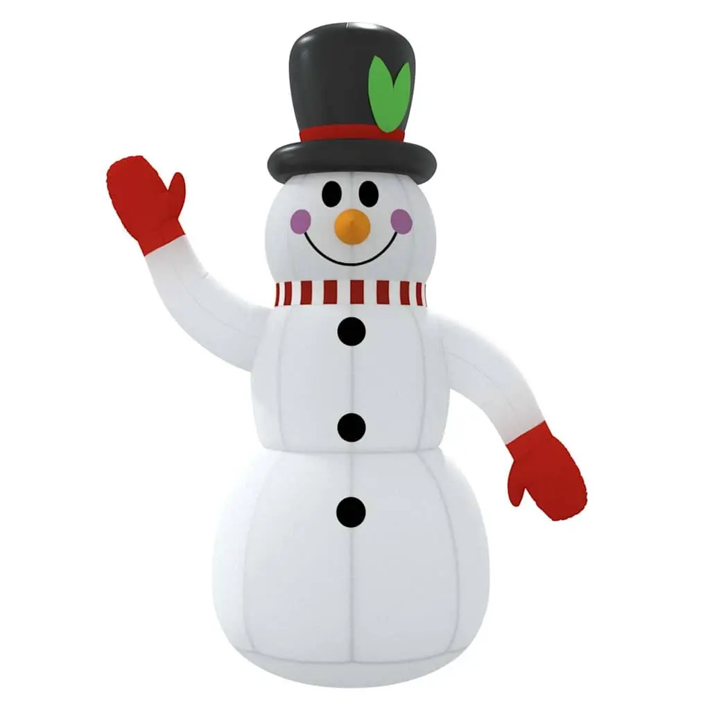 Inflatable Snowman Decoration for Yard 240cm with LED Lights