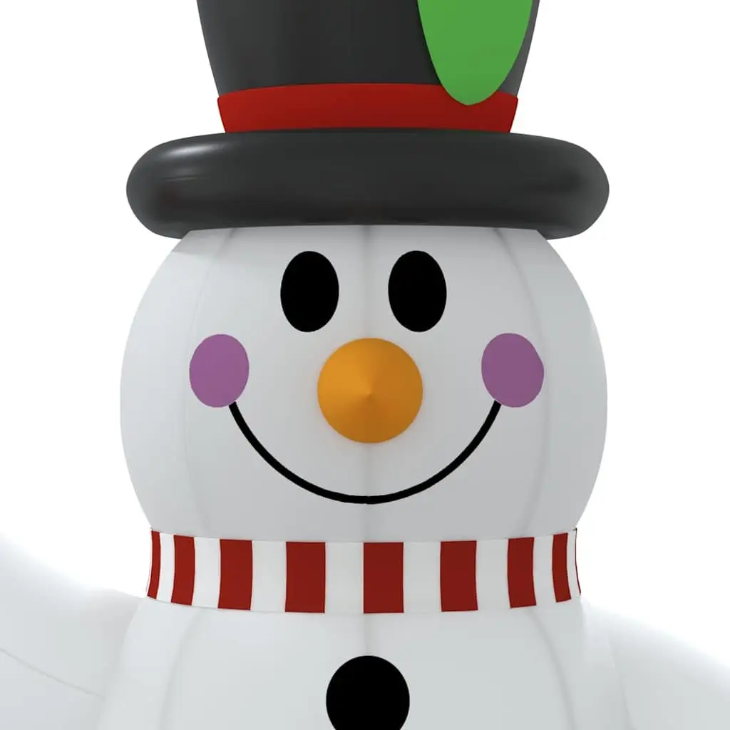 Inflatable Snowman Decoration for Yard 240cm with LED Lights