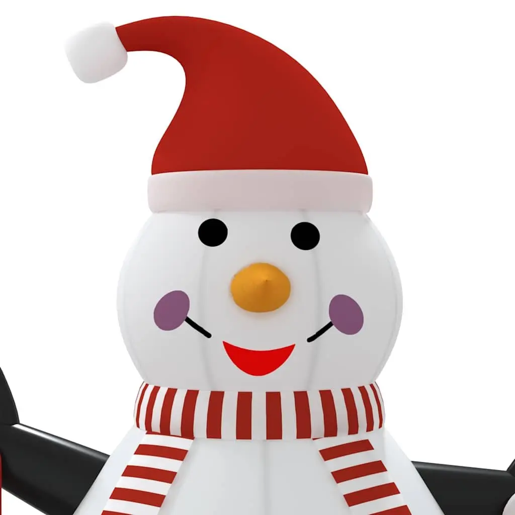 300 cm Inflatable Snowman with LEDs