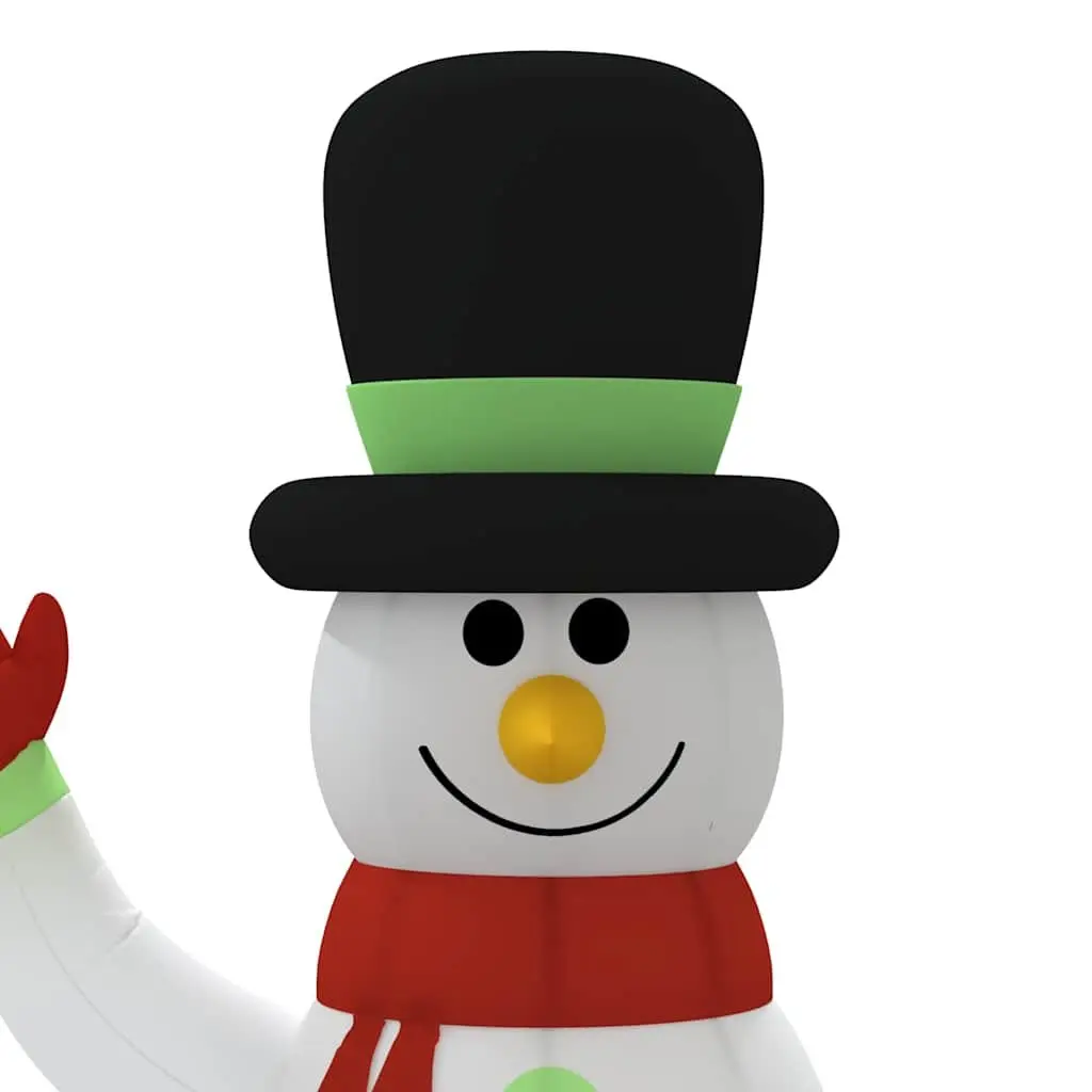Inflatable Snowman Family Decoration for Christmas Outdoor Use 360cm