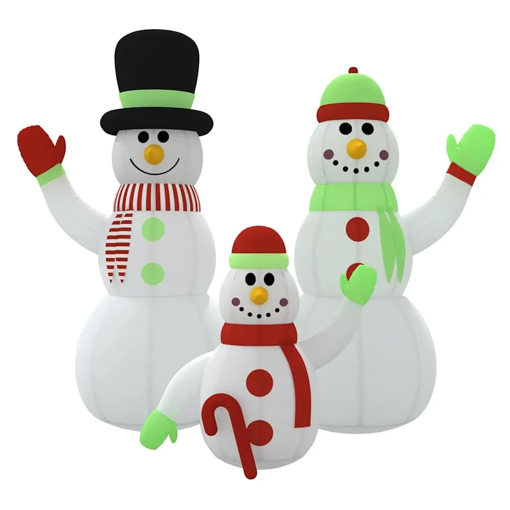 Inflatable Snowman Family Outdoor Christmas Decoration 500cm