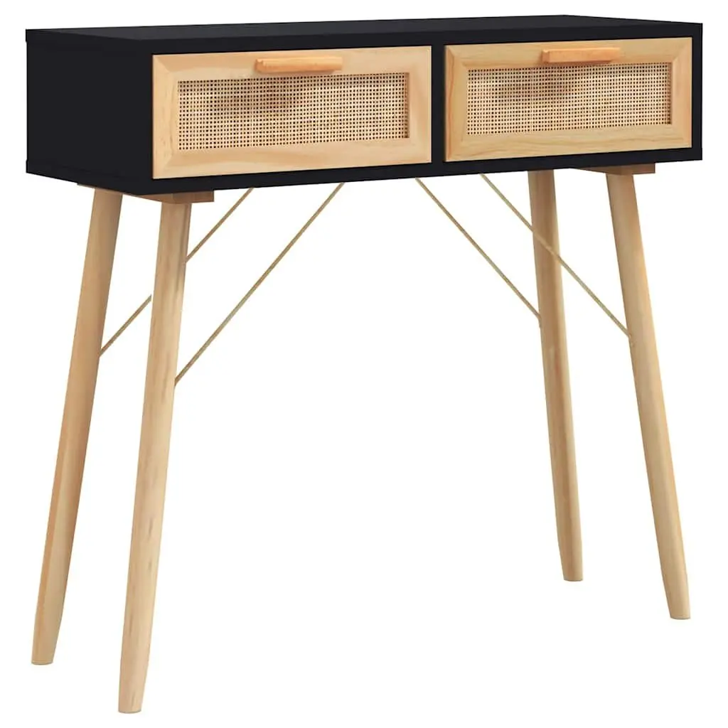 Black Console Table 80x30x75 cm