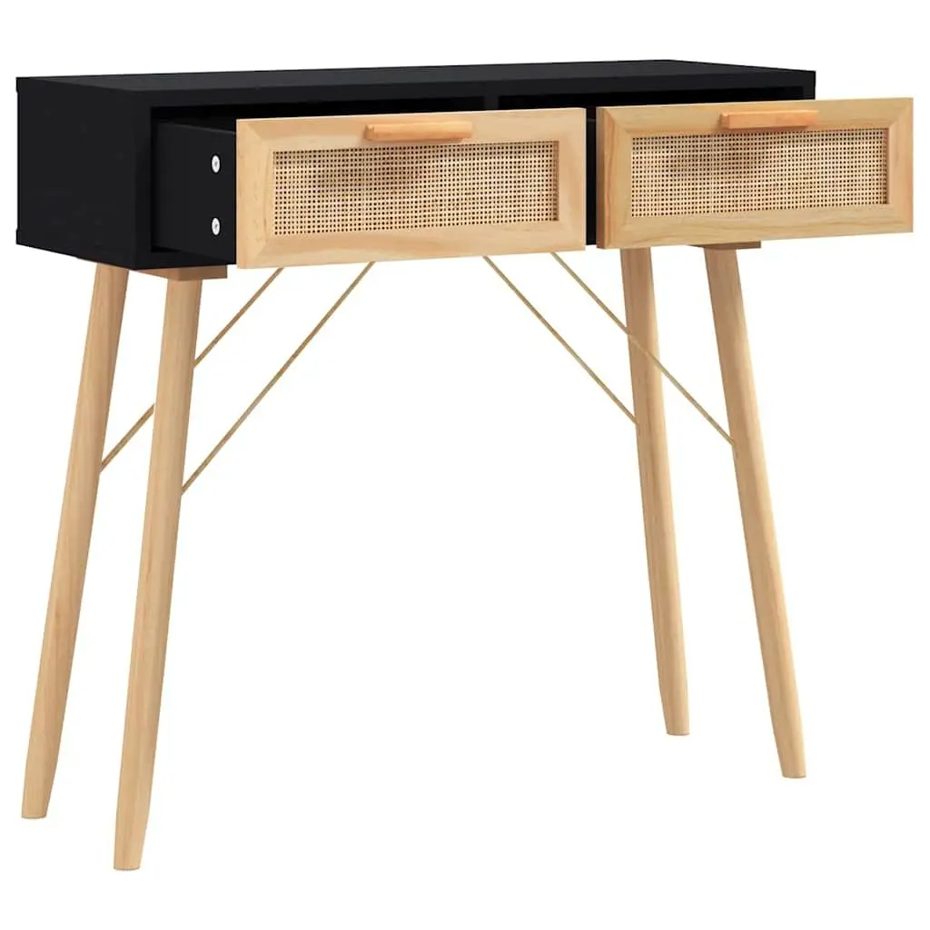 Black Console Table 80x30x75 cm