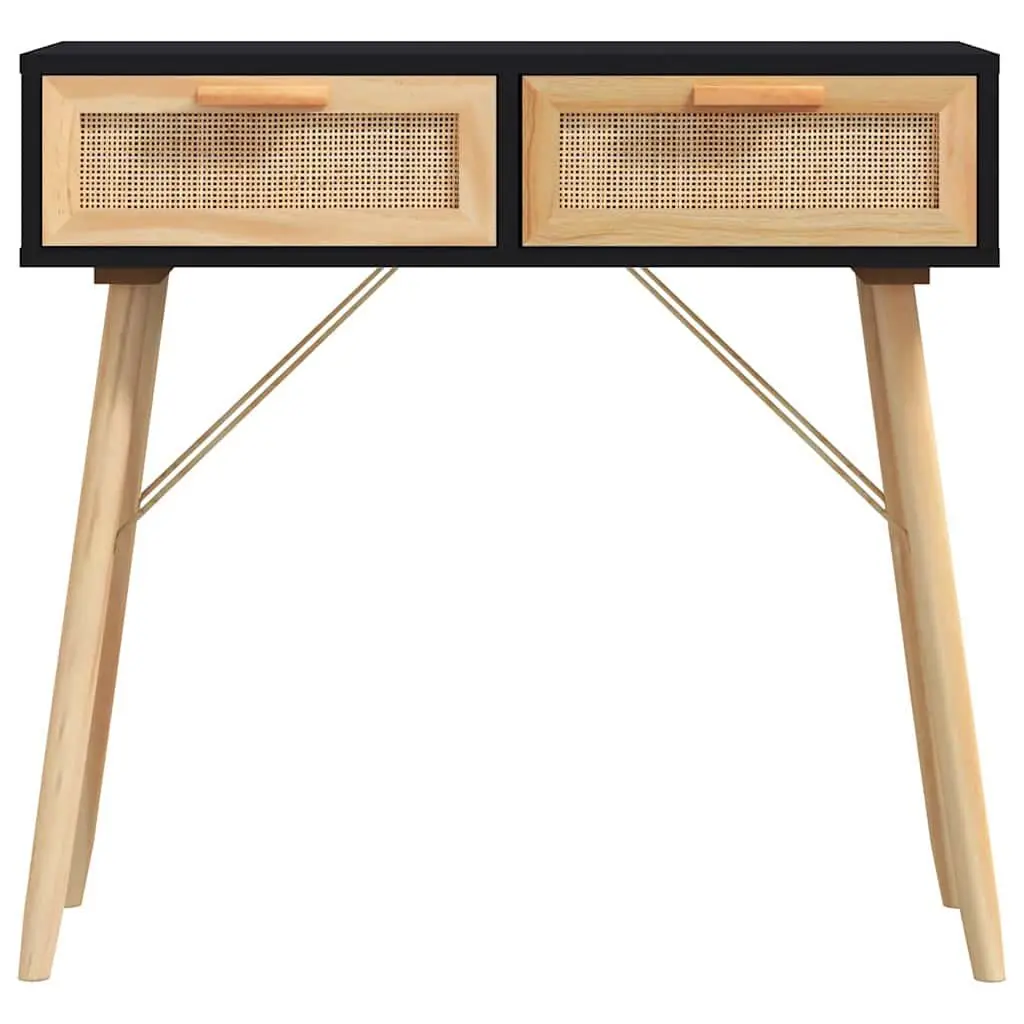 Black Console Table 80x30x75 cm