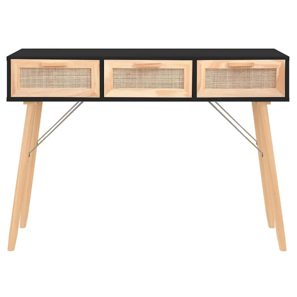 Console Table Black Hallway Accent Furniture 105x30x75 cm