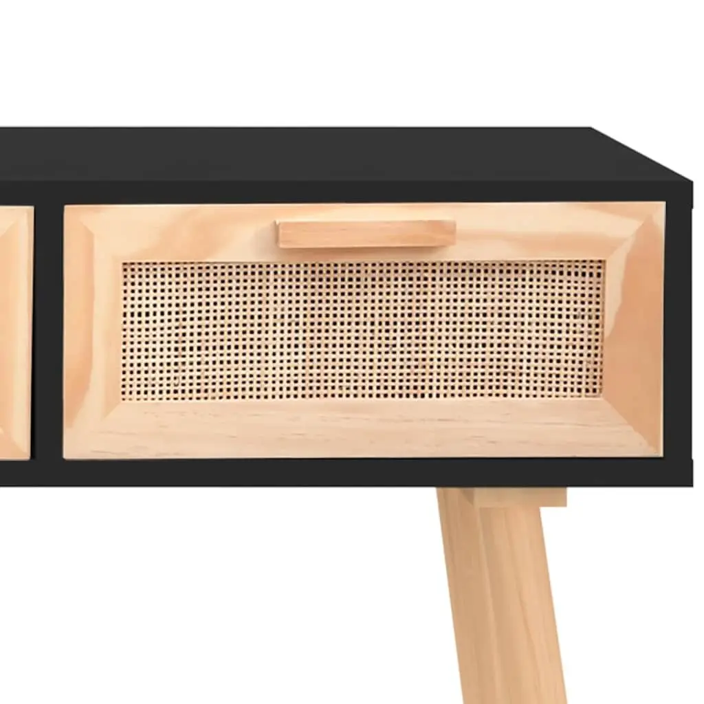Console Table Black Hallway Accent Furniture 105x30x75 cm