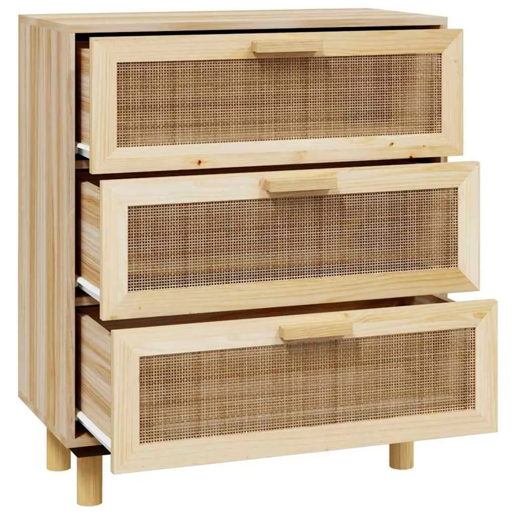 60x30x70cm Brown Sideboard Cabinet