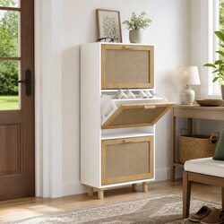 Dimensions and Details of the Scandinavian 3-Drawer Shoe Cabinet