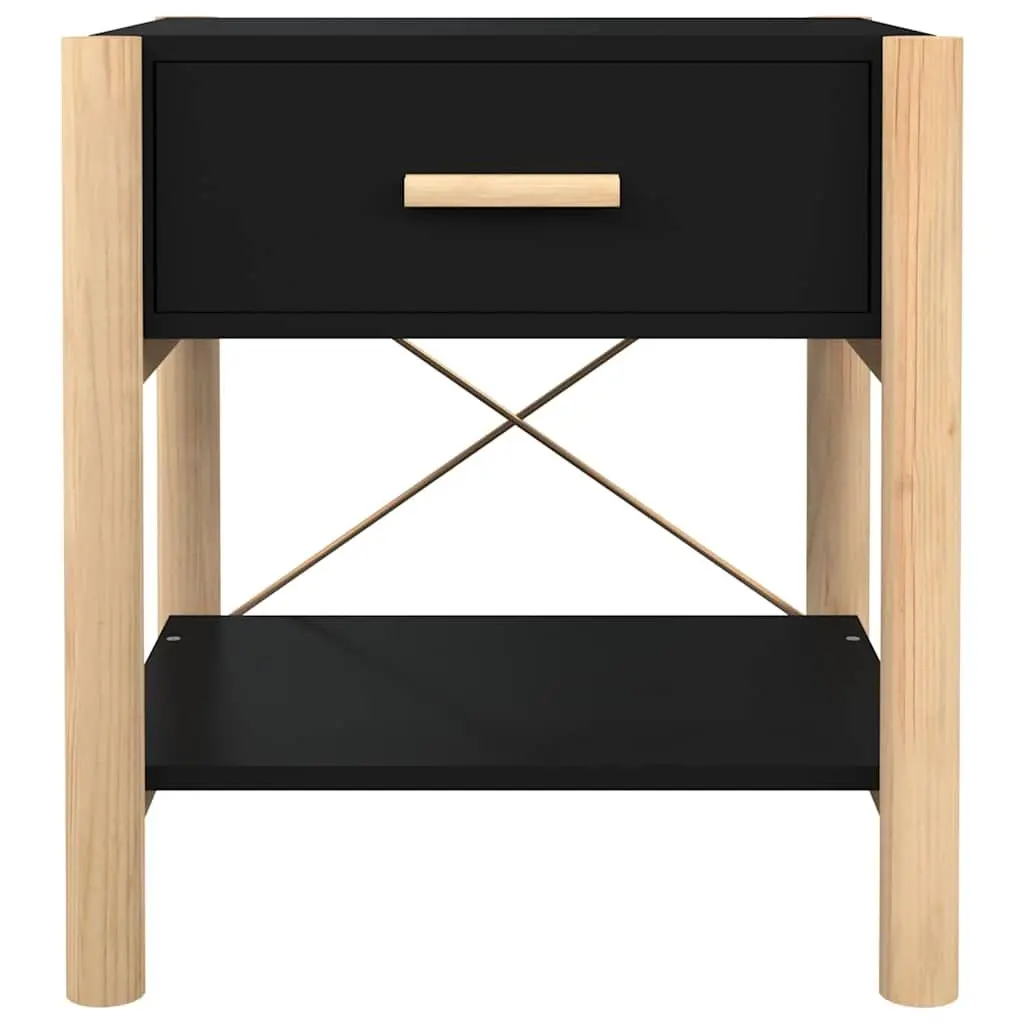 Black Bedside Tables 42x38x45 cm