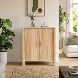 62x38x70 cm Brown Sideboard - Engineered Wood Storage
