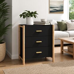 Specifications for Black Sideboard 62x38x70 cm
