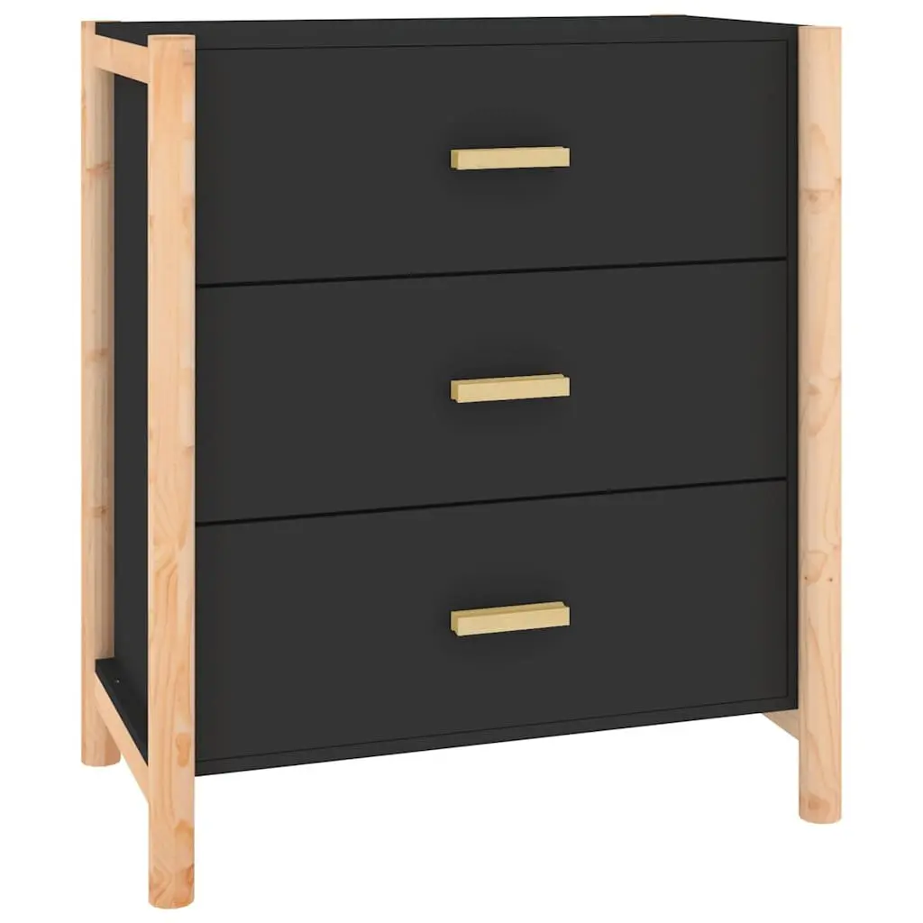 Black Sideboard 62x38x70 cm