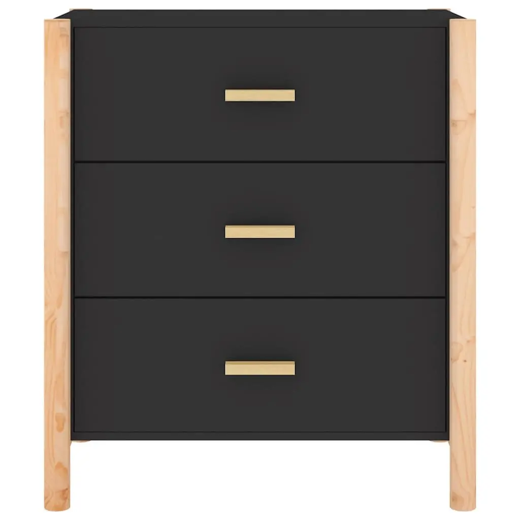 Black Sideboard 62x38x70 cm