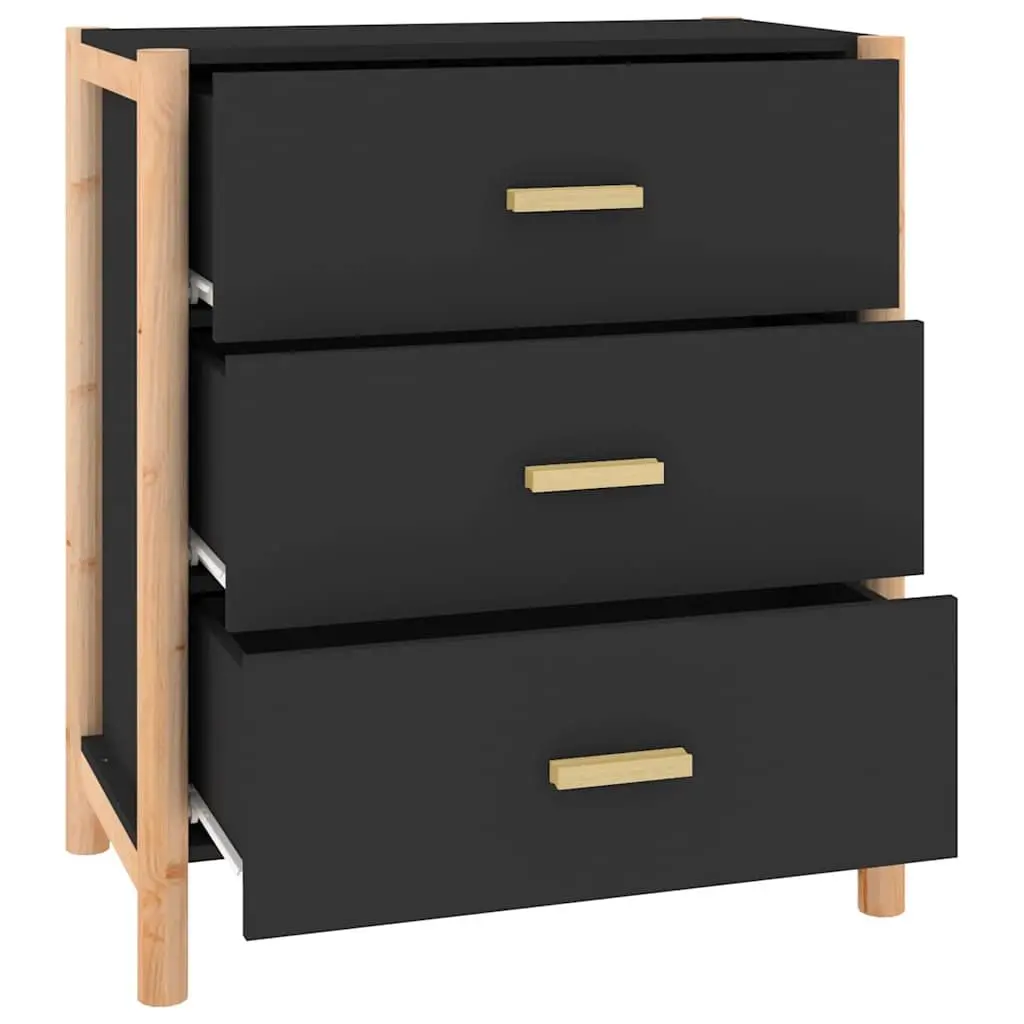 Black Sideboard 62x38x70 cm