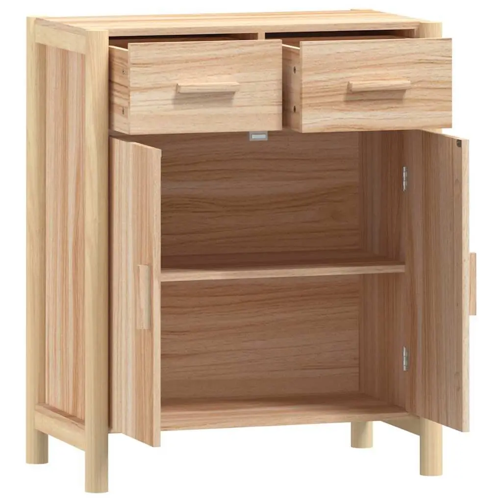 Brown Sideboard 62x38x75cm Storage Cabinet Engineered Wood Home Furniture
