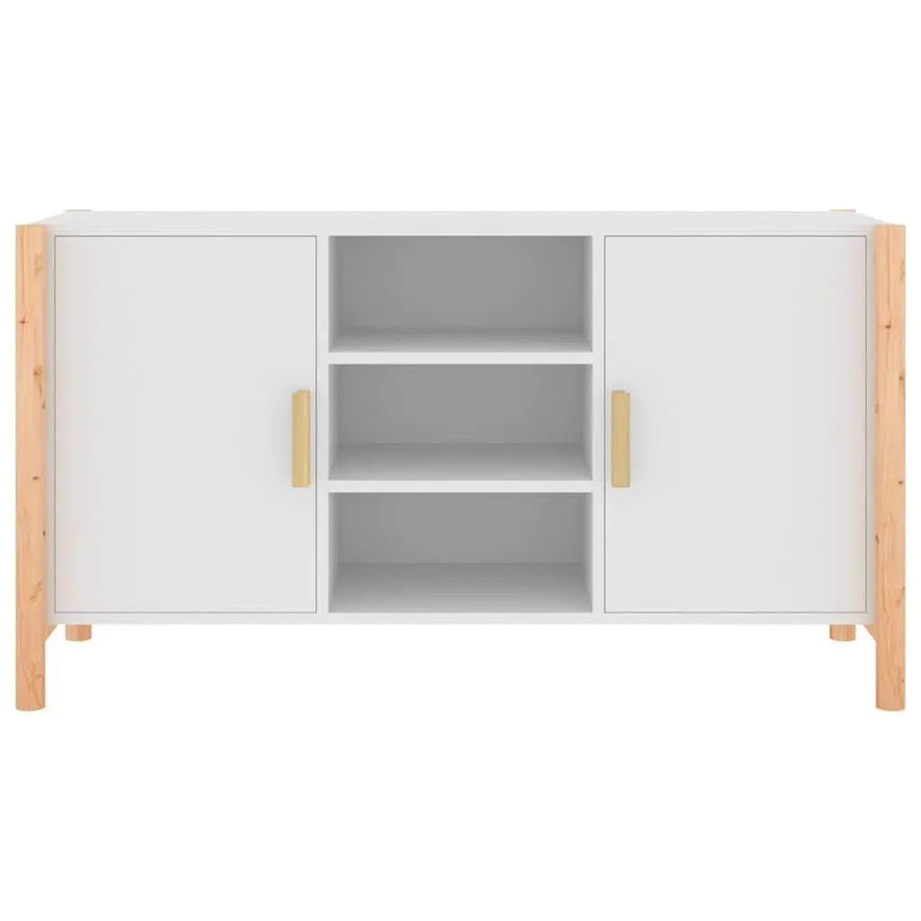 Sideboard Storage Cabinet for Living Room 107x38x60cm Engineered Wood White