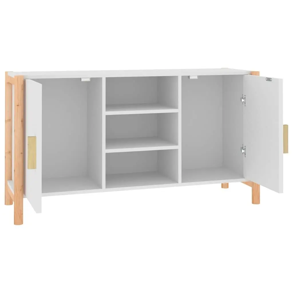 Sideboard Storage Cabinet for Living Room 107x38x60cm Engineered Wood White