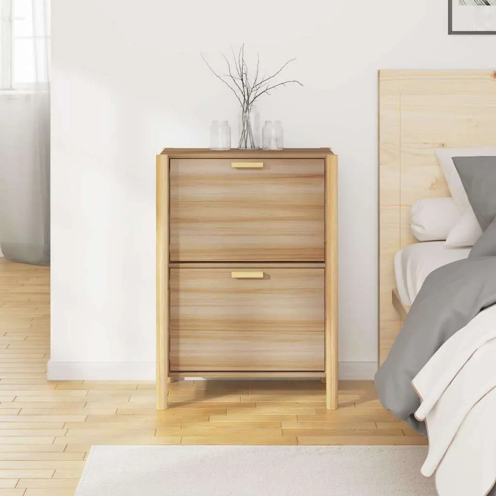Shoe Storage Cabinet 57.5 cm Wide in Engineered Wood