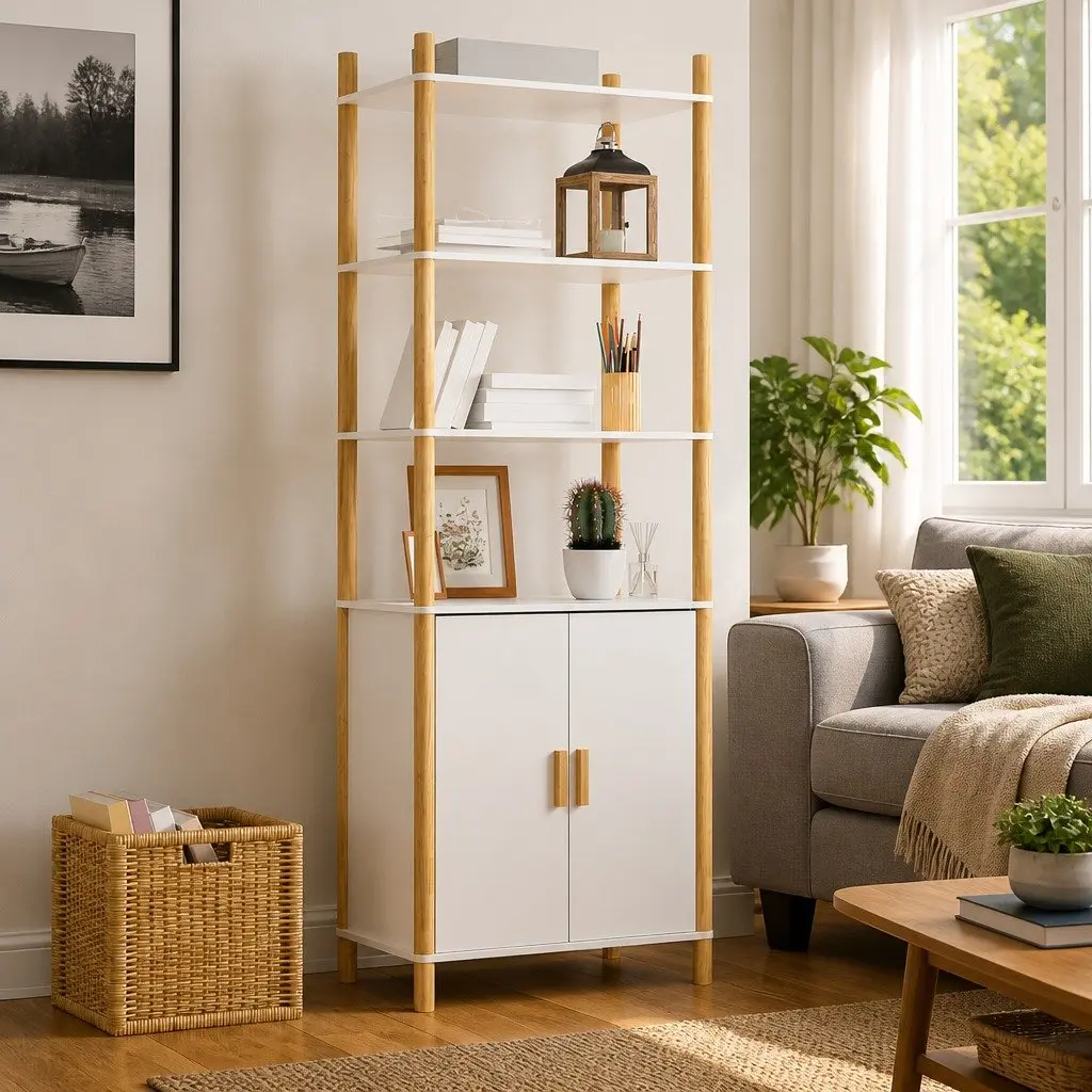 Highboard Storage Cabinet for Home 60x40x173cm Engineered Wood