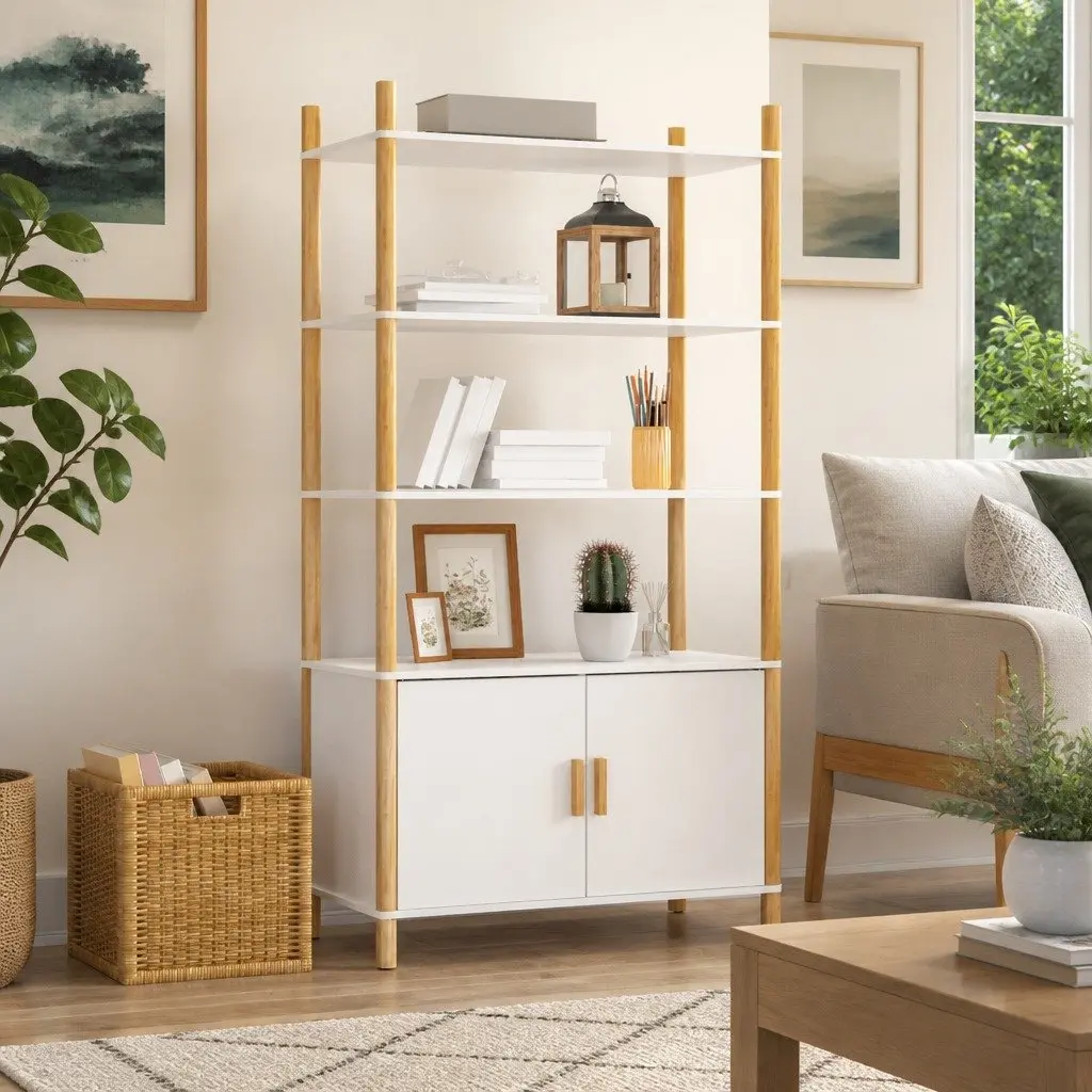 Highboard Storage Cabinet for Home 80x40x153cm