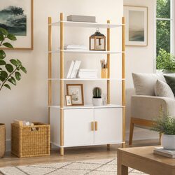 Specifications of White Highboard Storage Cabinet 80x40x153cm