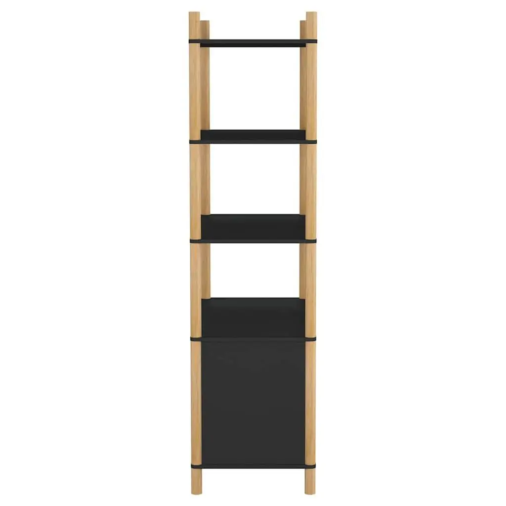 Black Highboard Storage Cabinet 80x40x153cm