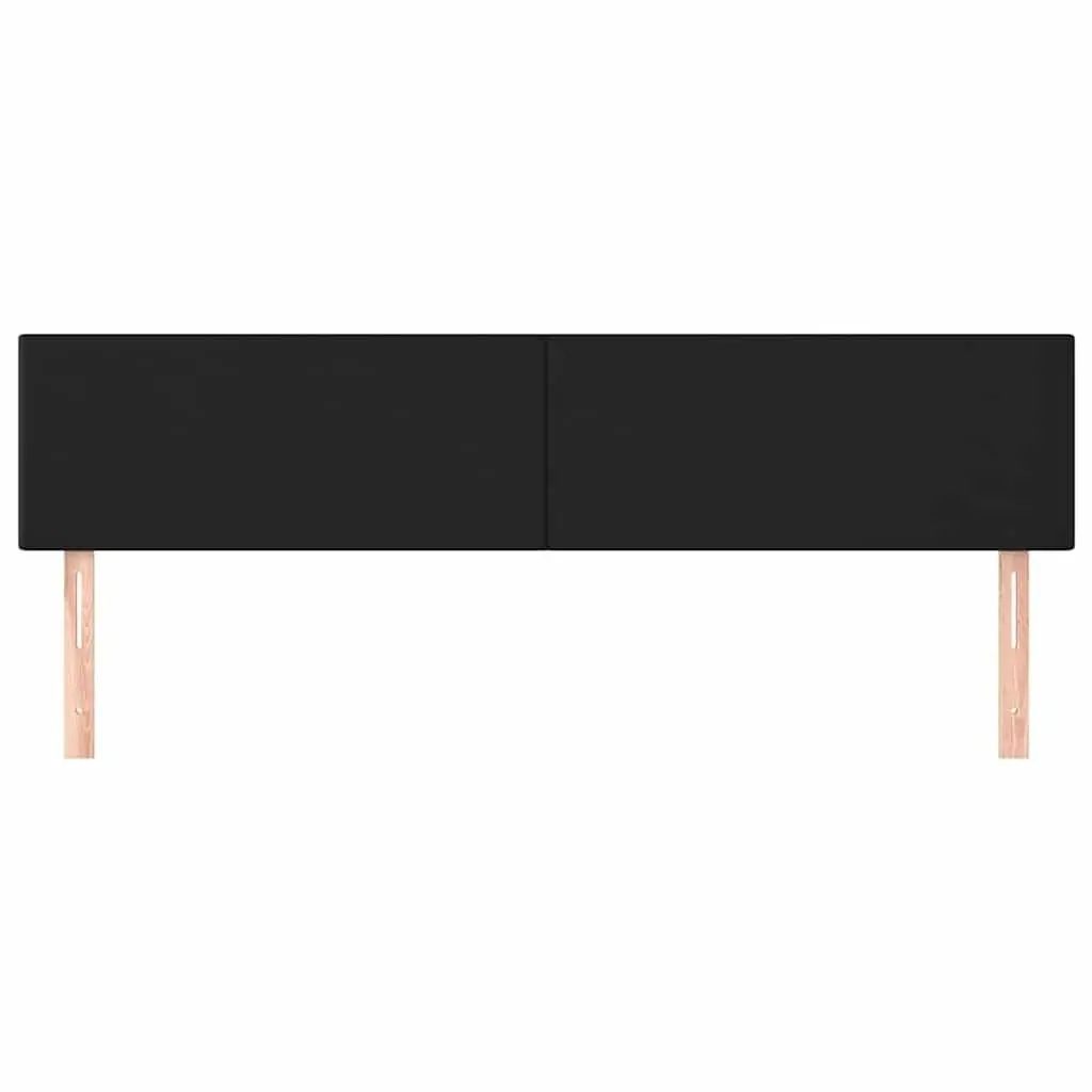 Faux Leather Headboard for Bed 160cm Adjustable Height with Wooden Legs