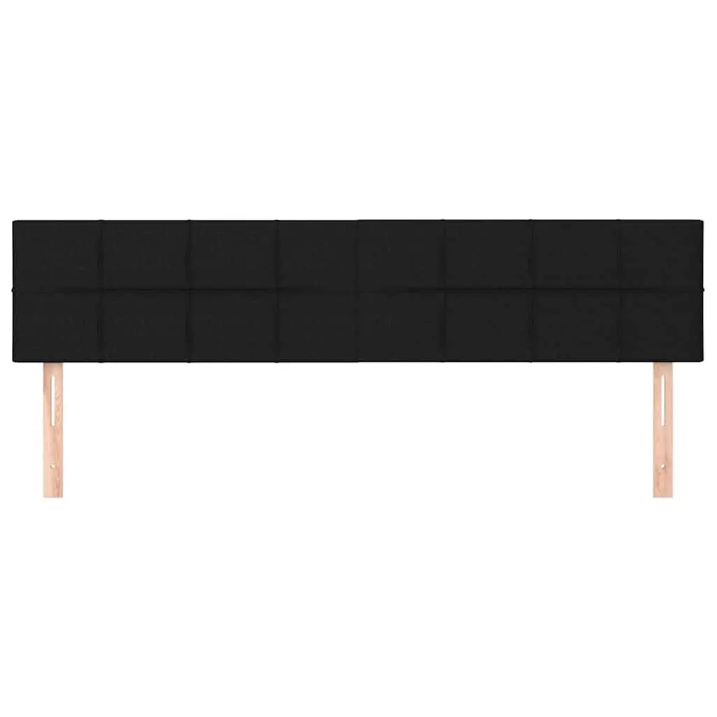 Fabric Headboard for Bedroom 160cm Adjustable Height with Wooden Legs