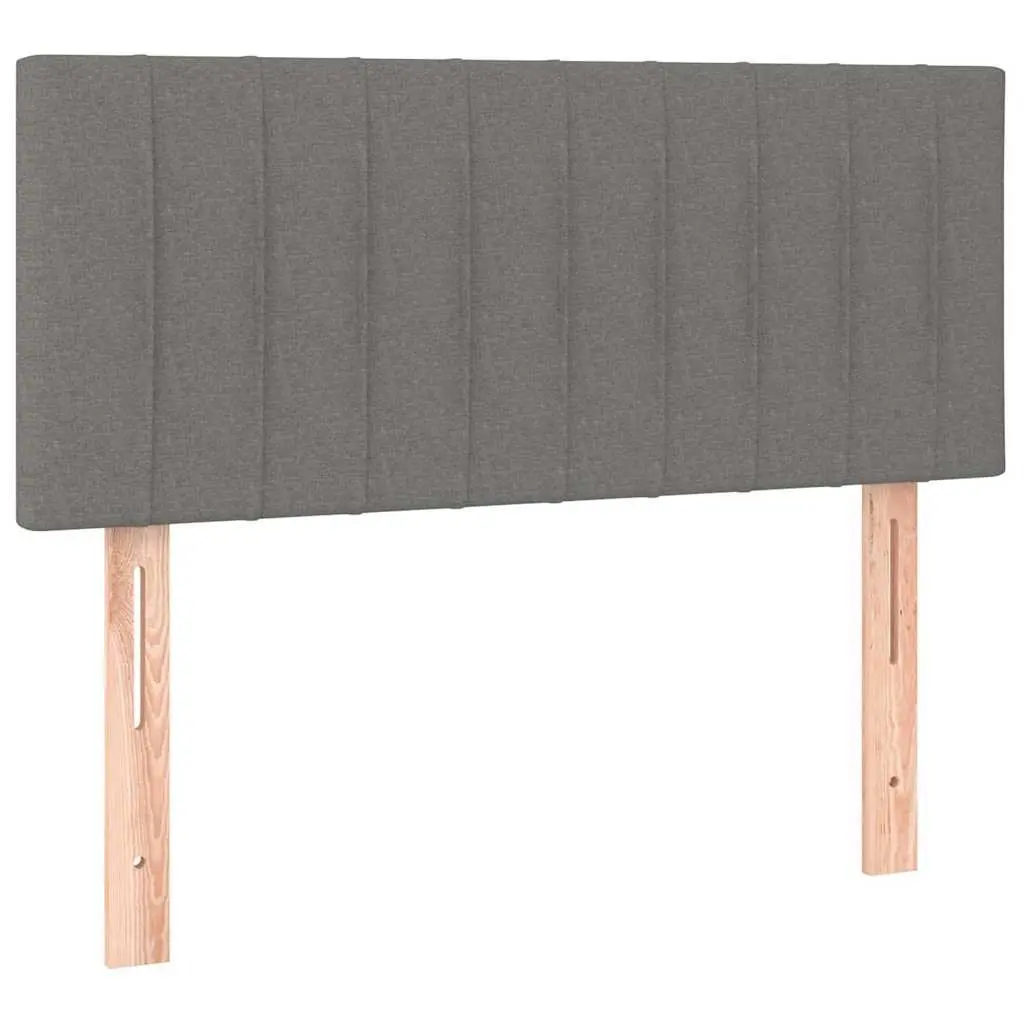 Dark Grey Fabric Headboard 100x5x78/88 cm