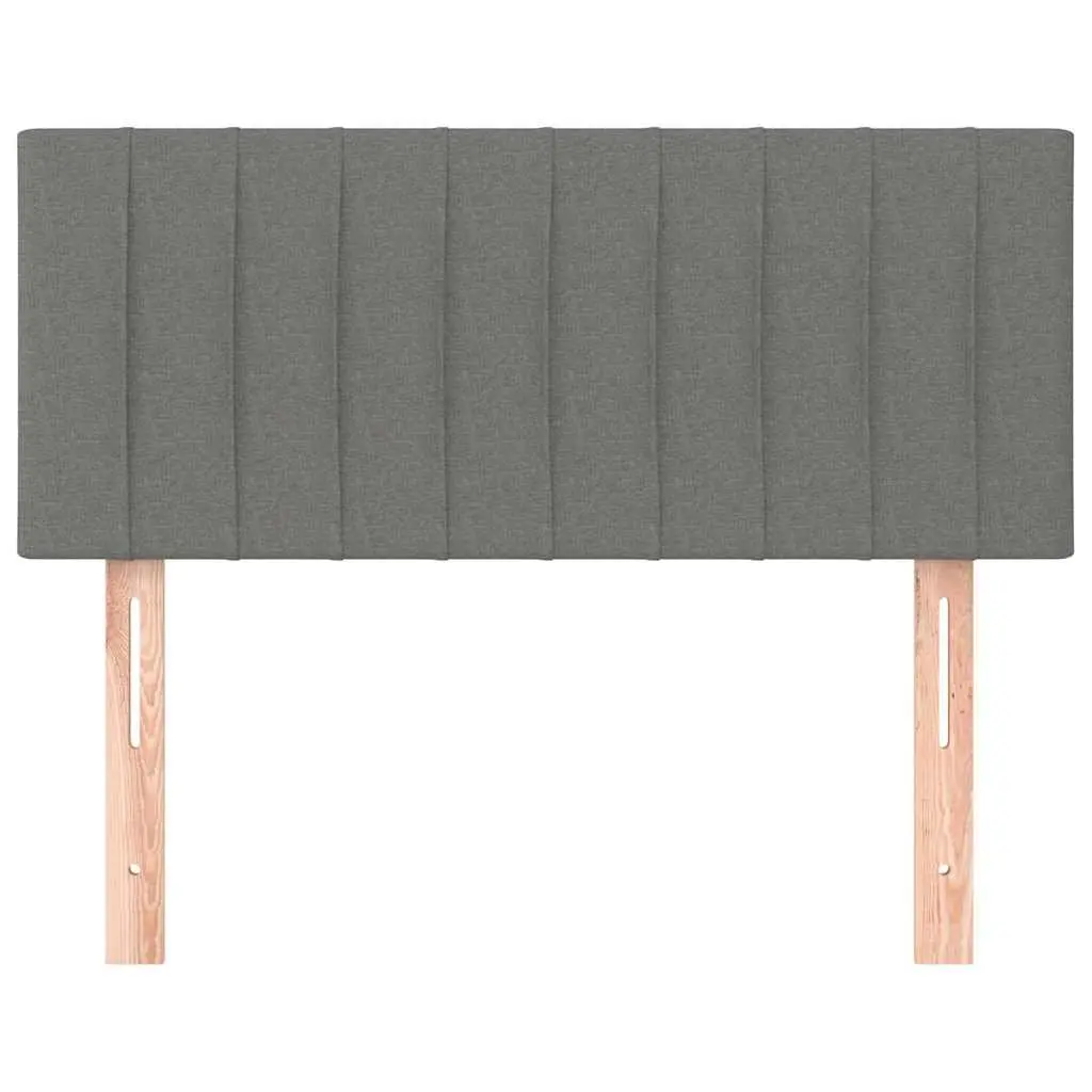 Dark Grey Fabric Headboard 100x5x78/88 cm