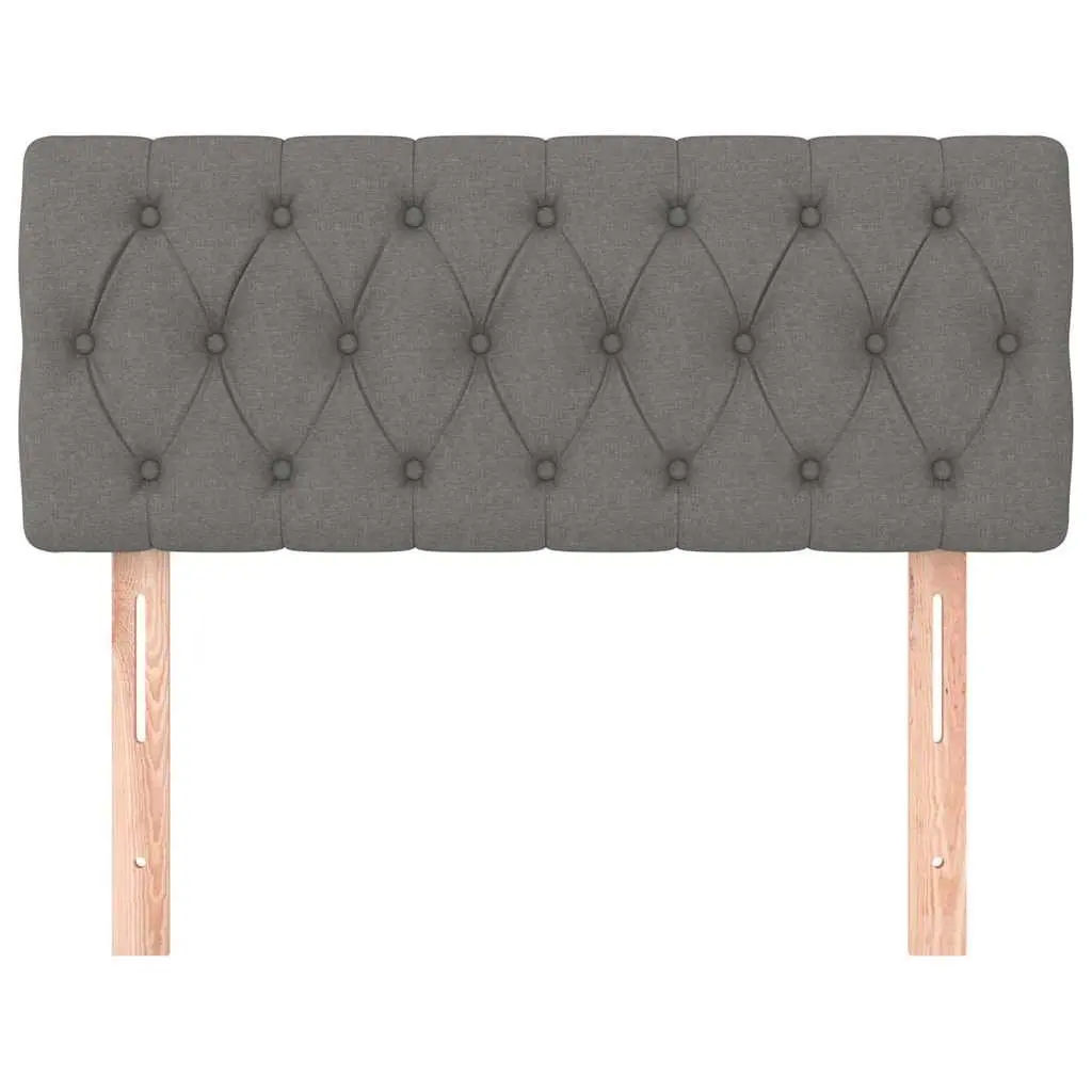 Headboard Bedroom Dark Grey 100x7x78/88 cm Fabric Adjustable Height
