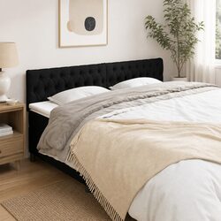 Specifications of Black Fabric Headboard 200cm Adjustable
