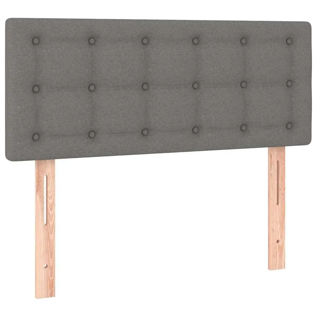 Dark Grey Fabric Bed Headboard, 100cm