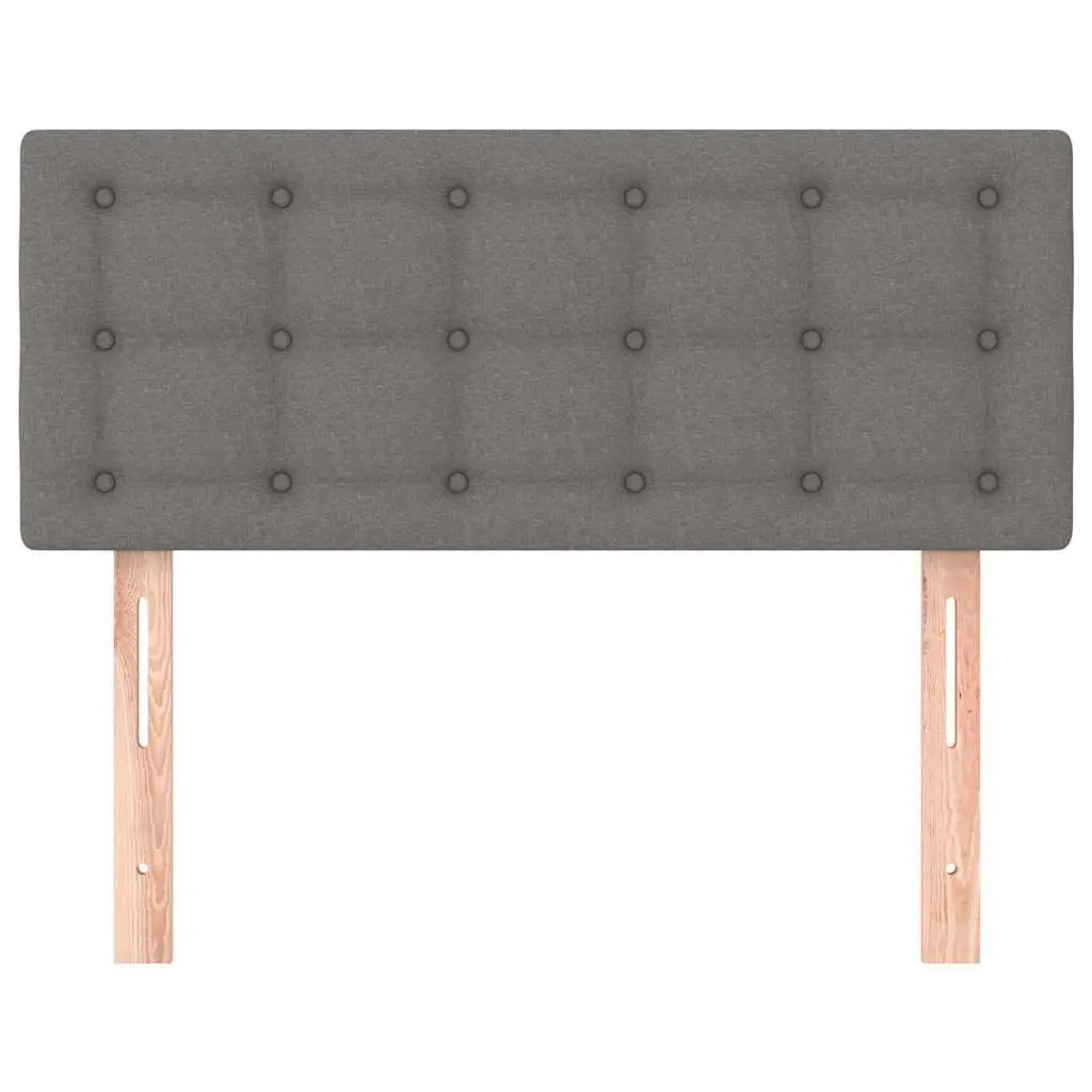 Dark Grey Fabric Bed Headboard, 100cm