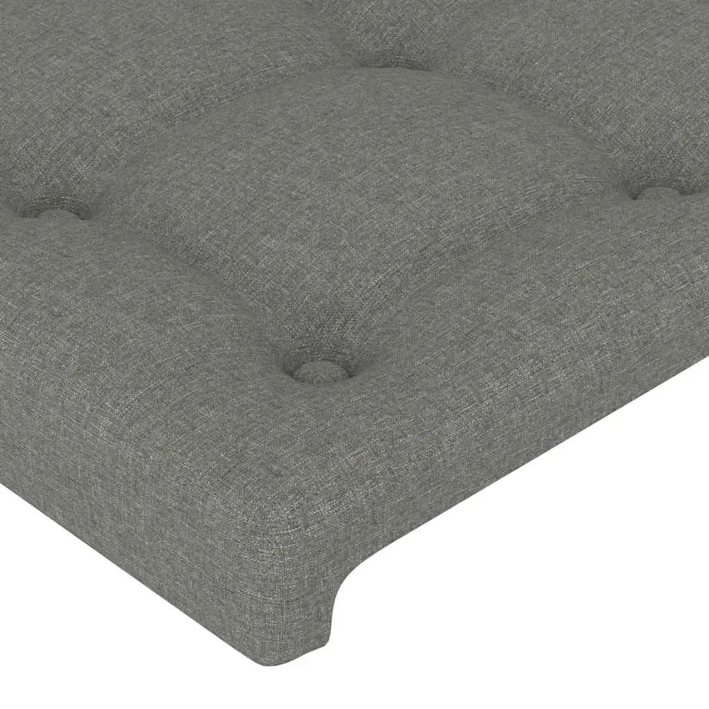 Dark Grey Fabric Bed Headboard, 100cm