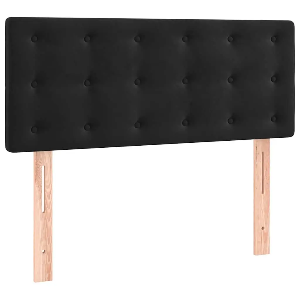 100 cm Black Velvet Headboard