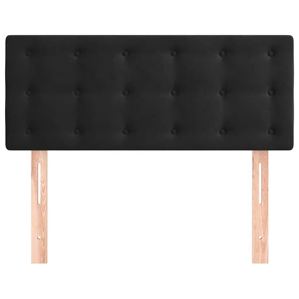 100 cm Black Velvet Headboard