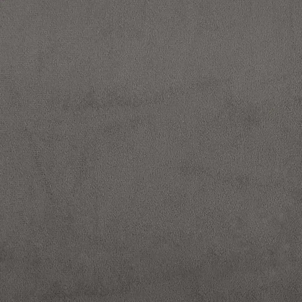 Grey Velvet Headboard for Bedroom Adjustable Height 144 x 5 x 78/88 cm