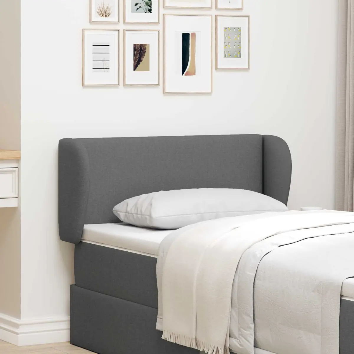 Dim Grey Headboard for Bedrooms
