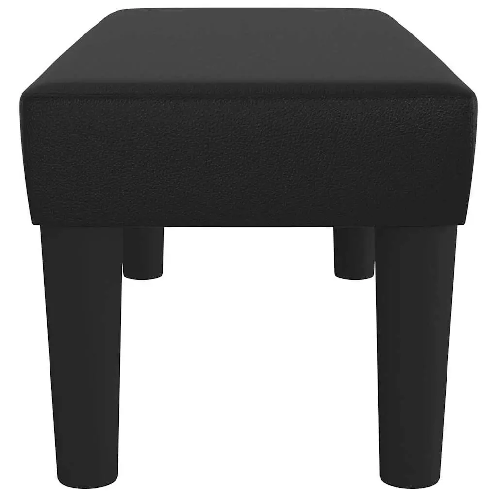 Faux Leather Bench Living Room Entryway 70 x 30 x 30 cm