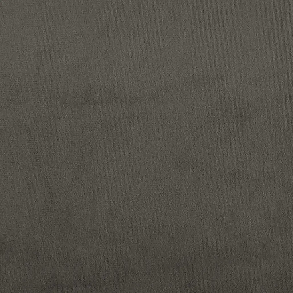 Dark Grey Velvet Bench