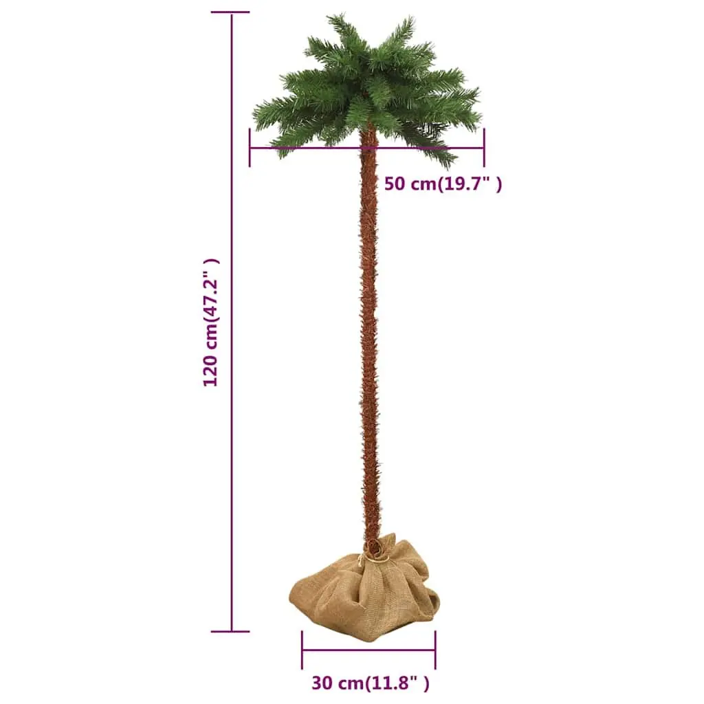 Artificial Christmas Tree with LED Lights Indoor 120cm Green